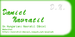 daniel navratil business card